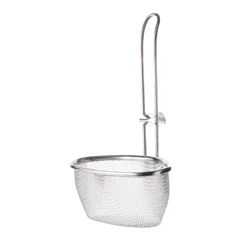 【好物体验】霜山不锈钢焯水滤网挂边火锅漏勺涮肉煮面捞网勺,厨房/烹饪用具,漏勺/滤网勺,淘宝优惠券,粉丝福利购,淘宝优惠卷