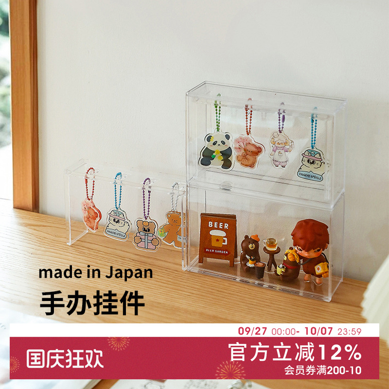 日本进口透明展示盒手办模型摆件