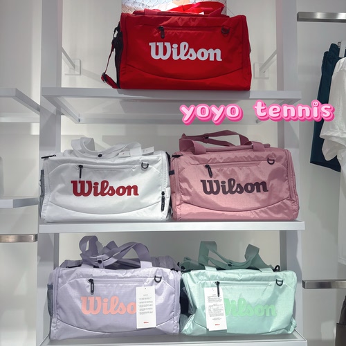 韩国直邮 wilson威尔胜26年网球包羽毛球包 手提单肩包 独立鞋仓