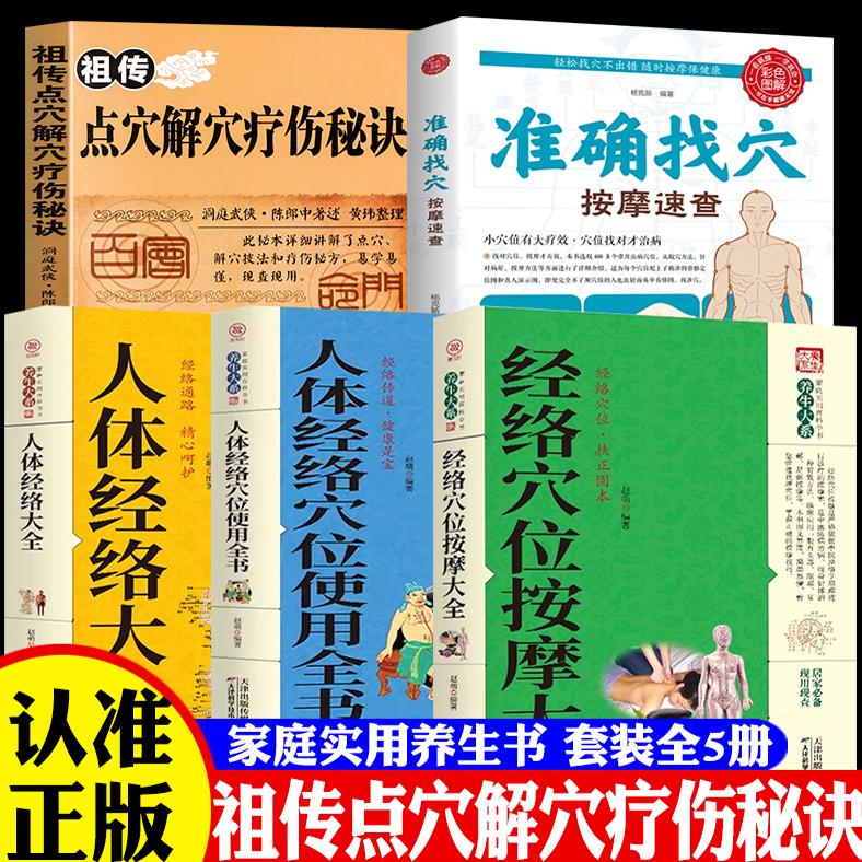 点穴解穴疗伤秘诀全5册中医
