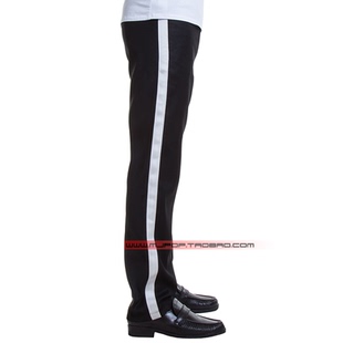 杰克逊演出服杰克逊服装Michael Jackson比利金Billie Jean白条裤