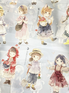 手帐分装胶带a275MORIMORI造景studioVI古风PET素材账手机壳贴纸