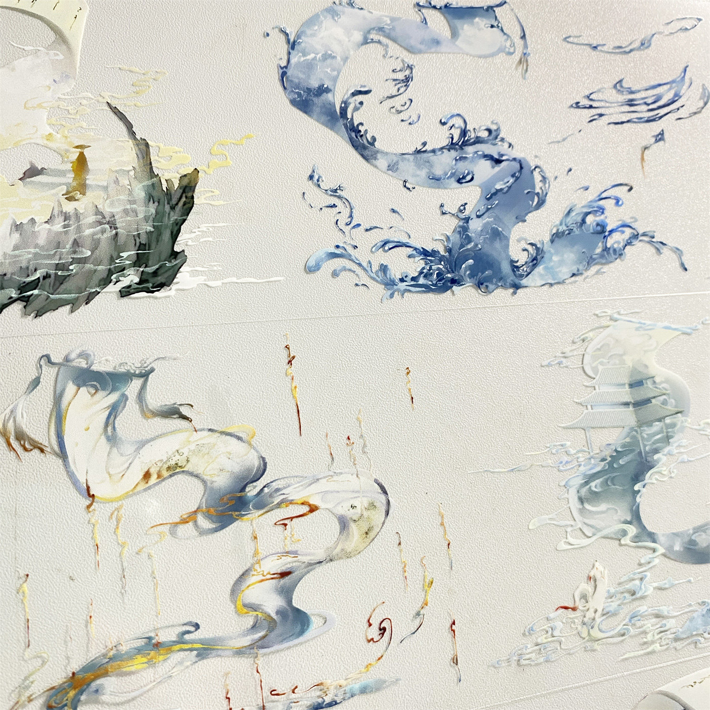 手帐分装胶带180山河图zero卷轴画布仙鹤古风素材账流麻贴纸咕卡,五金/工具,水表,淘宝优惠券,粉丝福利购,淘宝优惠卷