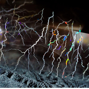 手帐分装 胶带j25闪电就酱分割线百搭贝壳光PET素材账流麻贴纸咕卡