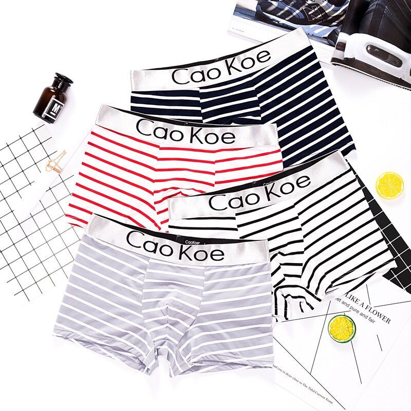 冰丝学生青少年条纹夏季男士内裤