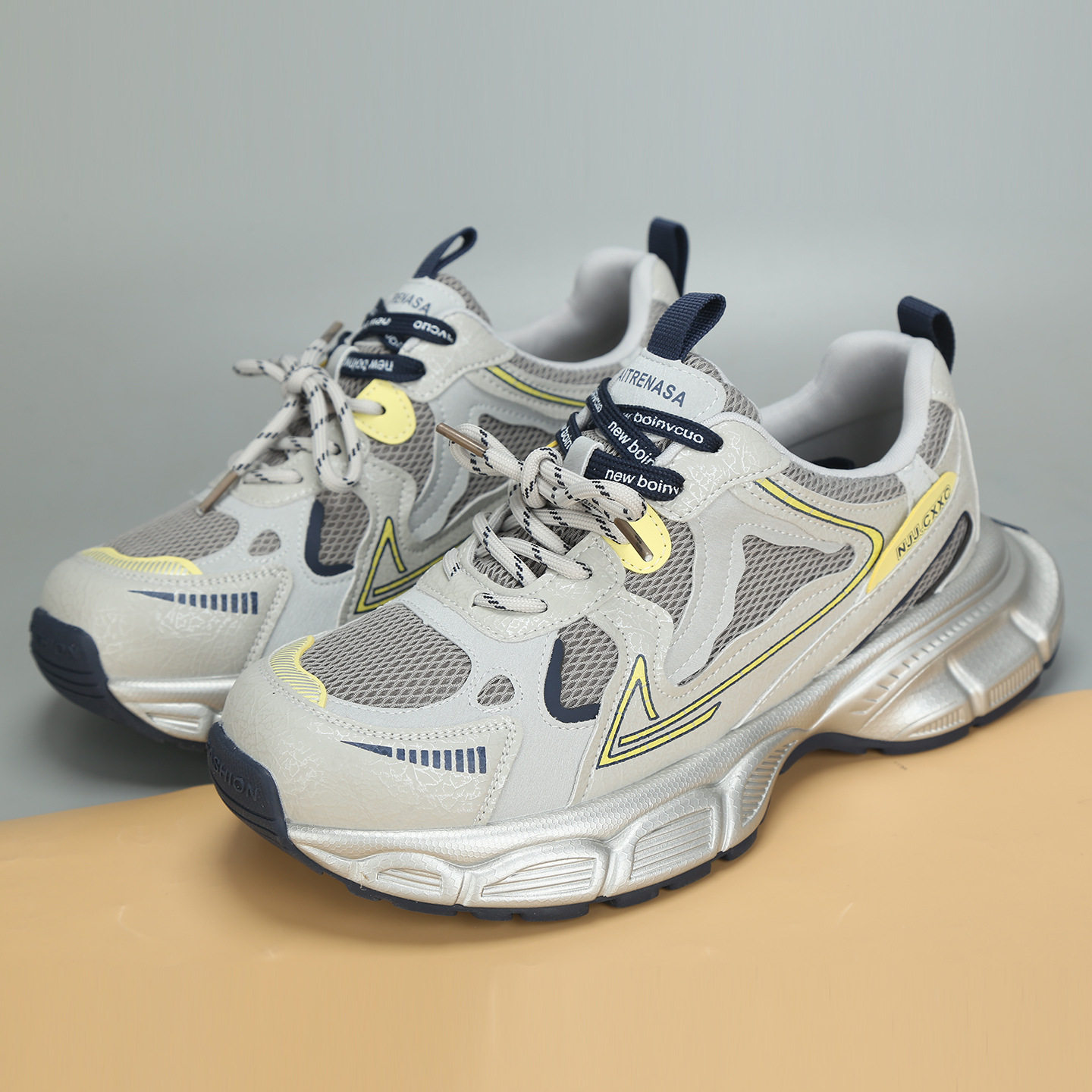 2026春季新款大码女鞋41到43加肥时尚运动休闲老爹鞋舒适大号单鞋,女鞋,时尚休闲鞋,淘宝优惠券,粉丝福利购,淘宝优惠卷