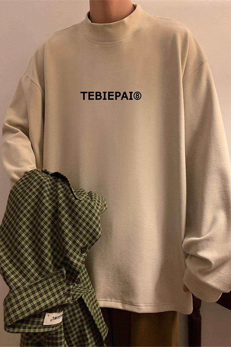 D005P38新品德绒打底衫半高领套头保暖内搭针织衫长袖休闲,男装针织衫/毛衣,星座304A-1