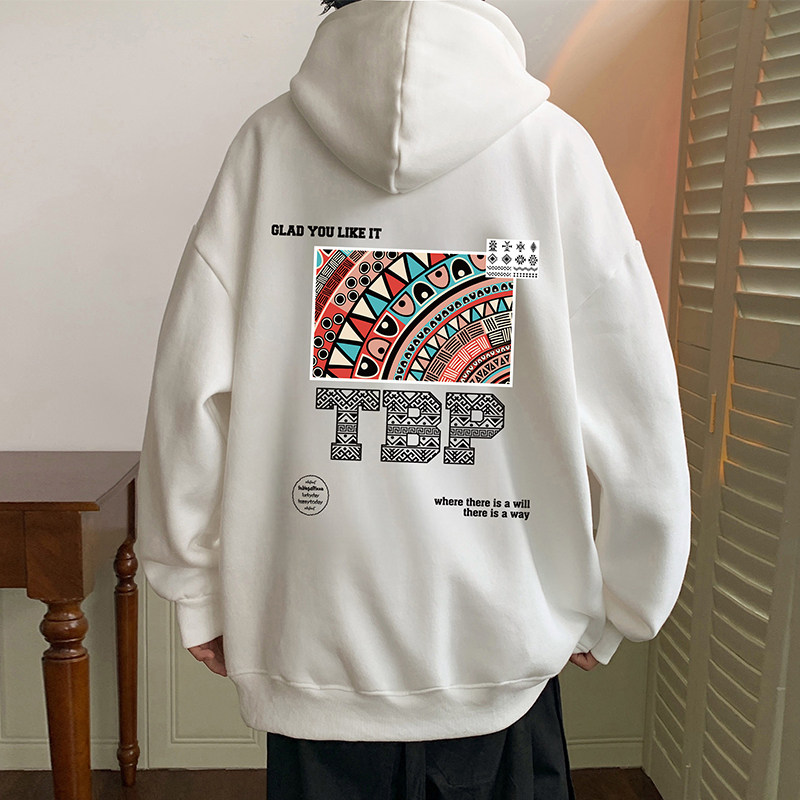 M009加绒P65新品重磅连帽加绒卫衣港风复古宽松外套,男装卫衣,星座304A-1