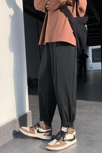 宽松收腿小西裤弹力垂感宽松免熨潮流XZ304B-2-KZ510A图片