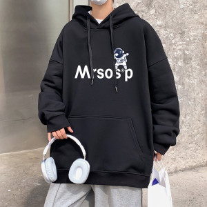 CM013加绒P65新品潮牌加绒美式卫衣男加厚情侣装连帽衫重磅外套图片