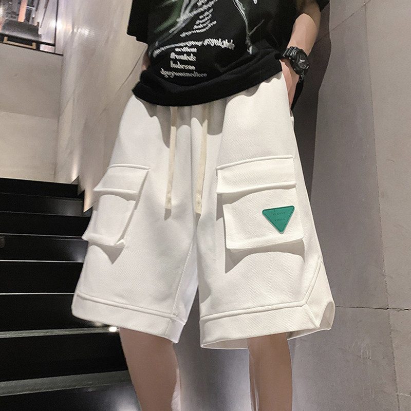 DK85BP40盛夏工装短裤男5分美式裤宽松日系外穿五分裤子图片