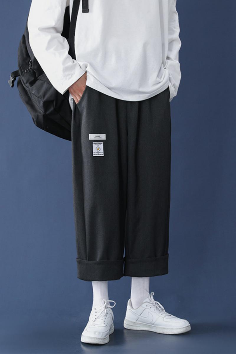 XZ304B-2-KZ516AP65大直筒松紧腰垂感西裤潮流弹力高品质,男装西裤,星座304A-1