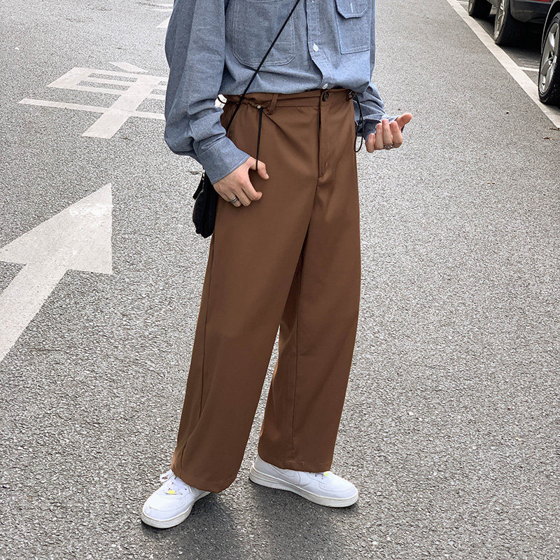 XZ304B-2-KZ508CP65春夏直筒西裤弹力垂感抗皱松紧腰时尚裤,男装休闲裤,星座304A-1