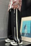 K916P50新品卫裤男休闲宽松运动长裤oversize显高垂感直筒裤子，男装休闲裤，星座304A-1