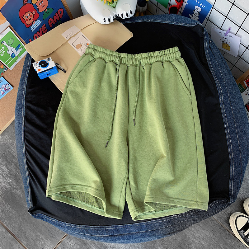 304A-1-DK08CP29夏夏季纯色短裤男潮流沙滩裤图片