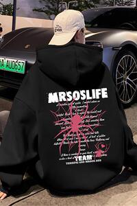 CM069P60新品重磅纯棉连帽卫衣宽松休闲长袖上衣服美式潮牌外套图片