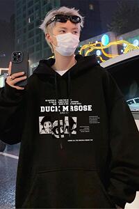 CM083P60新品重磅纯棉卫衣宽松外套ins港风卡通休闲男装帽衫图片