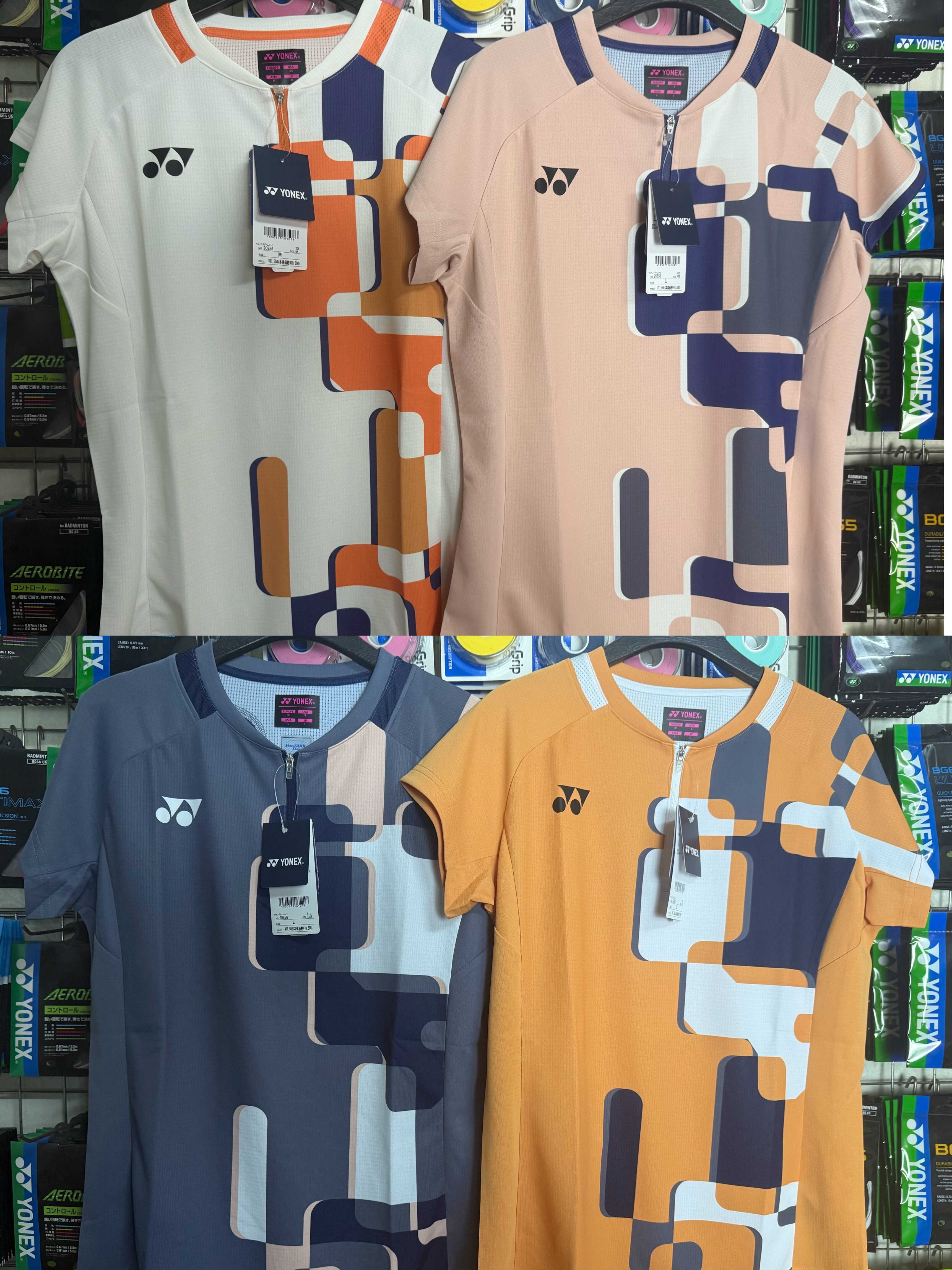 25款YONEX尤尼克斯20856 JP日本版女款羽毛球大赛服速干短袖