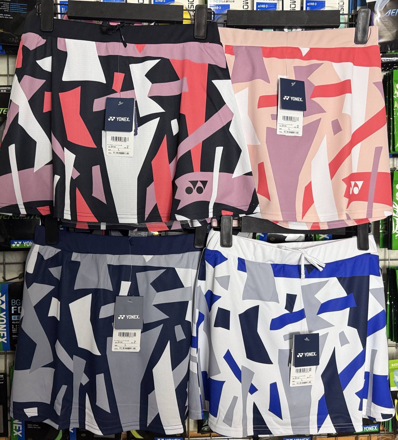 25款YONEX尤尼克斯26154JP日本版女款羽毛球大赛服短裙VCD速干