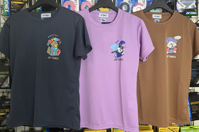 25款YONEX尤尼克斯16796Y女款羽毛球文化衫休闲运动训练服VC速干