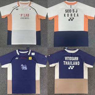 25款YONEX尤尼克斯10637 JP日本版男款羽毛球大赛服短袖运动上衣