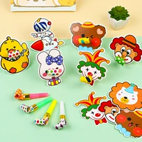 Свисток для мальчиков и девочек, вечернее платье, детский мультяшный мегафон, подарок на день рождения