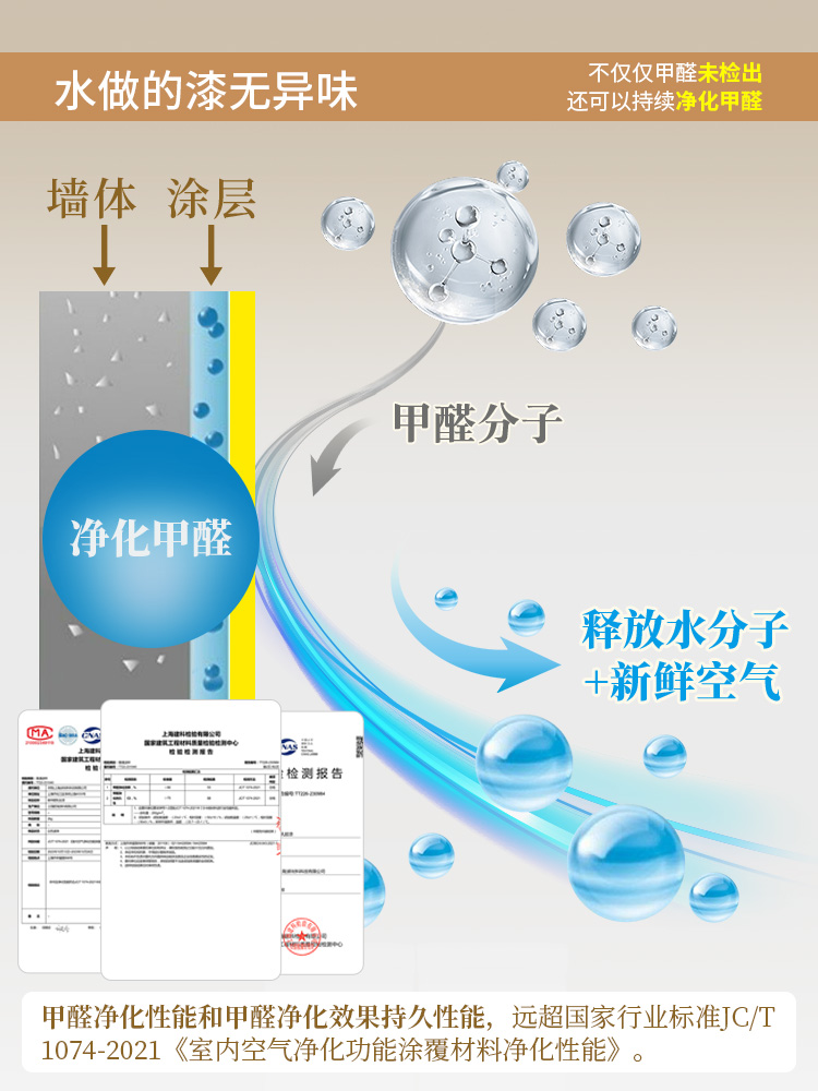 乳胶漆室内家用内墙涂料自刷白色环保墙漆防水墙面漆刷墙翻新油漆