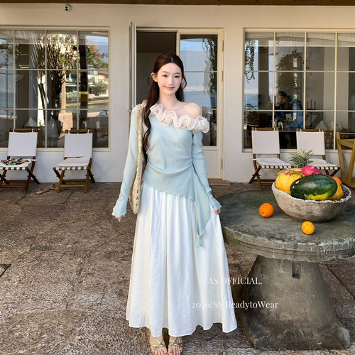 AS OFFICIAL-颜品重磅主推没有搭配瓶颈期·大A字褶皱半身裙26263