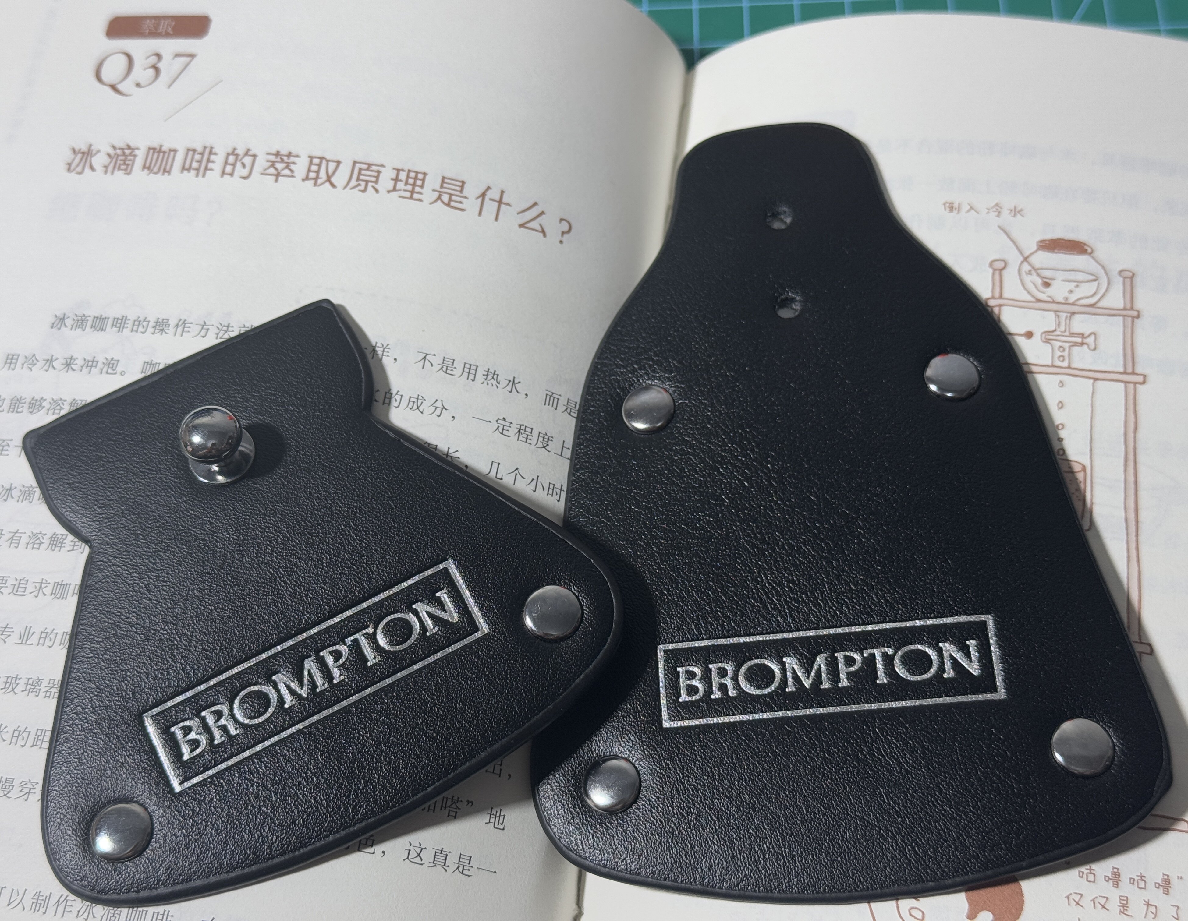 适用英国Brompton小布折叠自行车防水挡泥皮改装件心情件定制logo