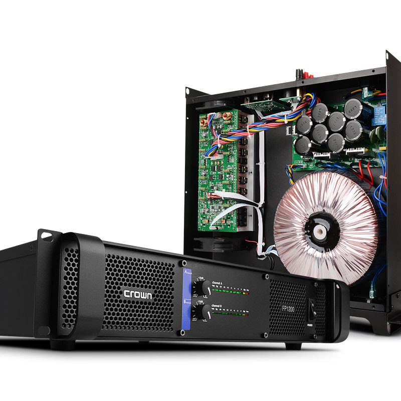 crown专业纯后级双四通道ktv家用hifi舞台演出酒吧包厢大功率功放
