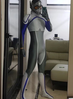 定制 新干线变形机器人Z清洲龙司驾驶服 弹力莱卡拼接紧身衣Cos服