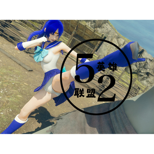 定制 特殊giga美少女战士氨纶面料拼接连体裙cosplay 舞台表演服