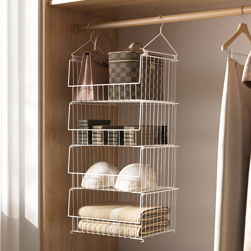 包包收纳神器衣柜分层挂篮悬挂式挂袋柜内存放帽子大小包包置物筐,收纳整理,包包收纳袋,淘宝优惠券,粉丝福利购,淘宝优惠卷