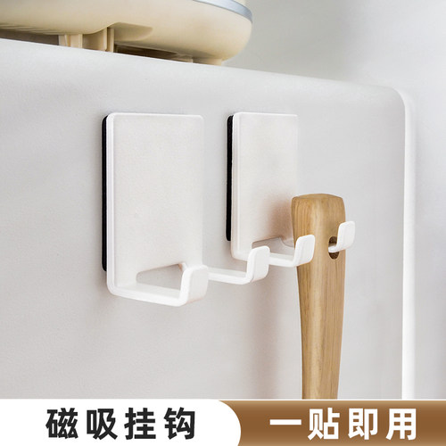 磁吸挂钩冰箱侧吸铁磁力钩免打孔