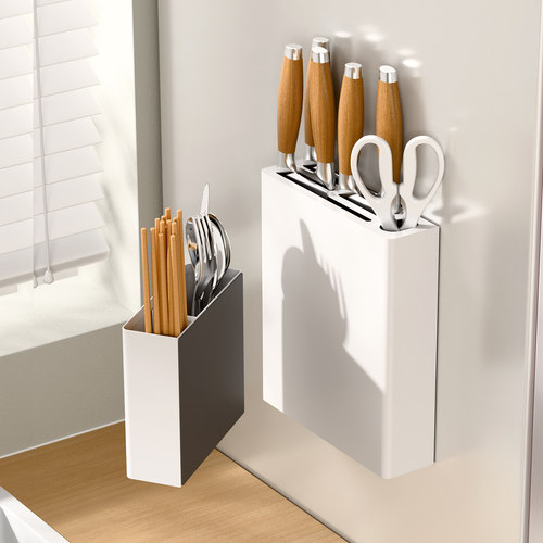 磁吸刀架壁挂式厨房刀具置物架