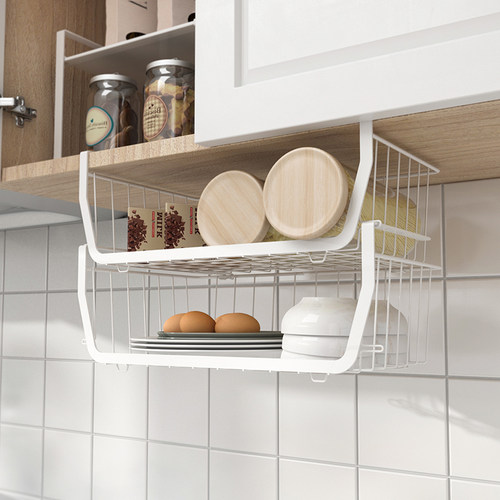 厨房置物架橱柜下挂架挂篮收纳篮