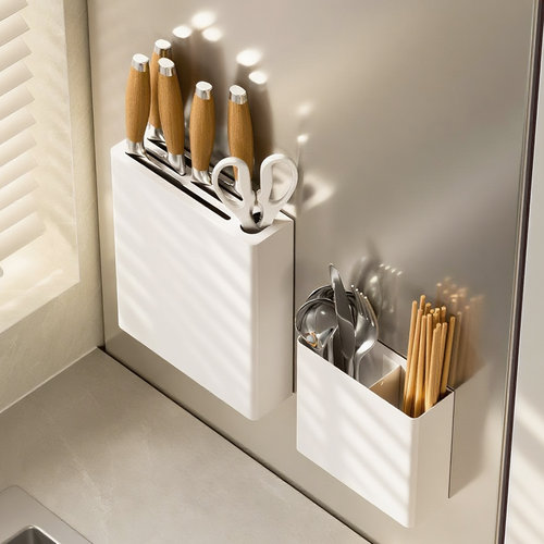 磁吸刀架壁挂式厨房刀具置物架