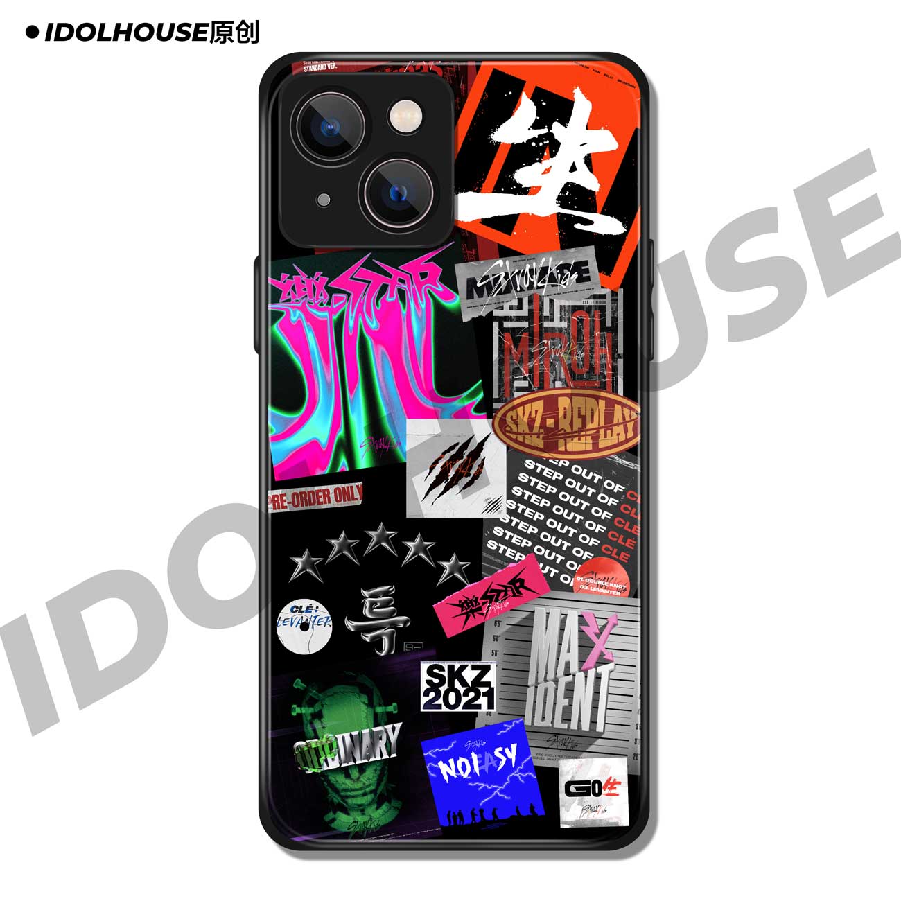 StrayKids黄铉辰 李龙馥 韩知城专辑封面手机壳适用于苹果15promax 华为NOVA10 荣耀80 OPPO VIVO 三星s23