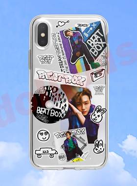 nctdream Beatbox罗渽民 朴志晟 涂鸦拼图手机壳适用于苹果13安卓