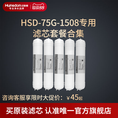 汉斯顿净水器家用直饮1508滤芯