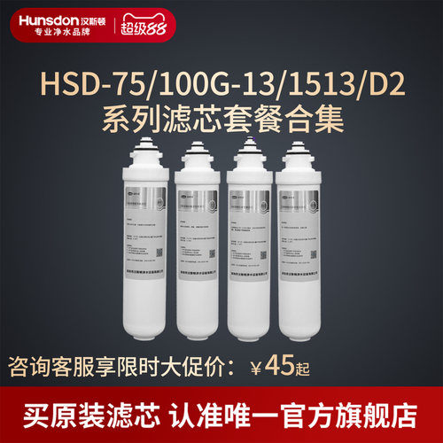 汉斯顿净水器家用1513/D2滤芯