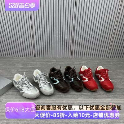 透气真皮德训鞋平底运动休闲鞋女