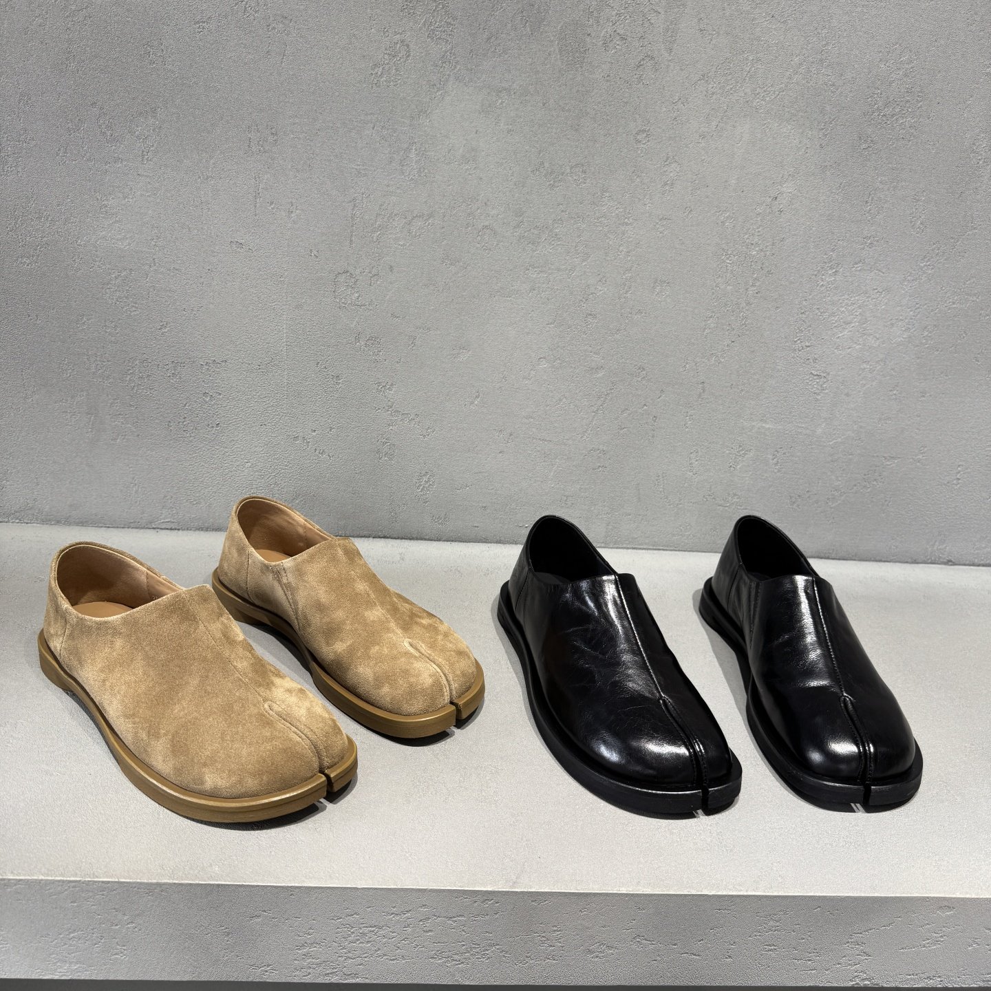 欧货欧洲站2026春季新款真皮一脚蹬时尚分趾单鞋平底复古乐福鞋女,女鞋,乐福鞋（豆豆鞋）,淘宝优惠券,粉丝福利购,淘宝优惠卷