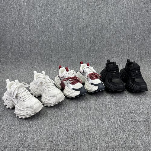 时尚松糕底老爹鞋透气增高松糕鞋