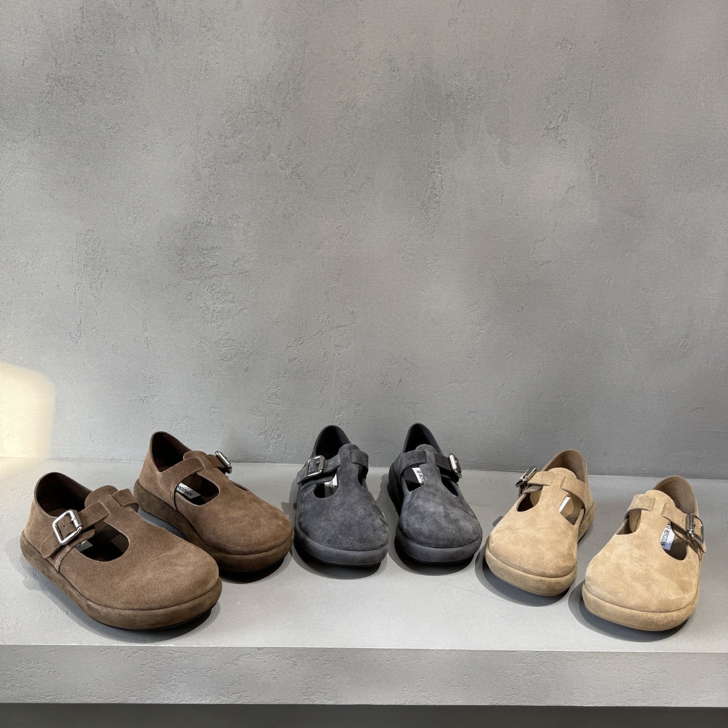 欧货欧洲站2026春季新款磨砂皮玛丽珍鞋圆头平底浅口一字扣单鞋女,女鞋,玛丽珍鞋,淘宝优惠券,粉丝福利购,淘宝优惠卷