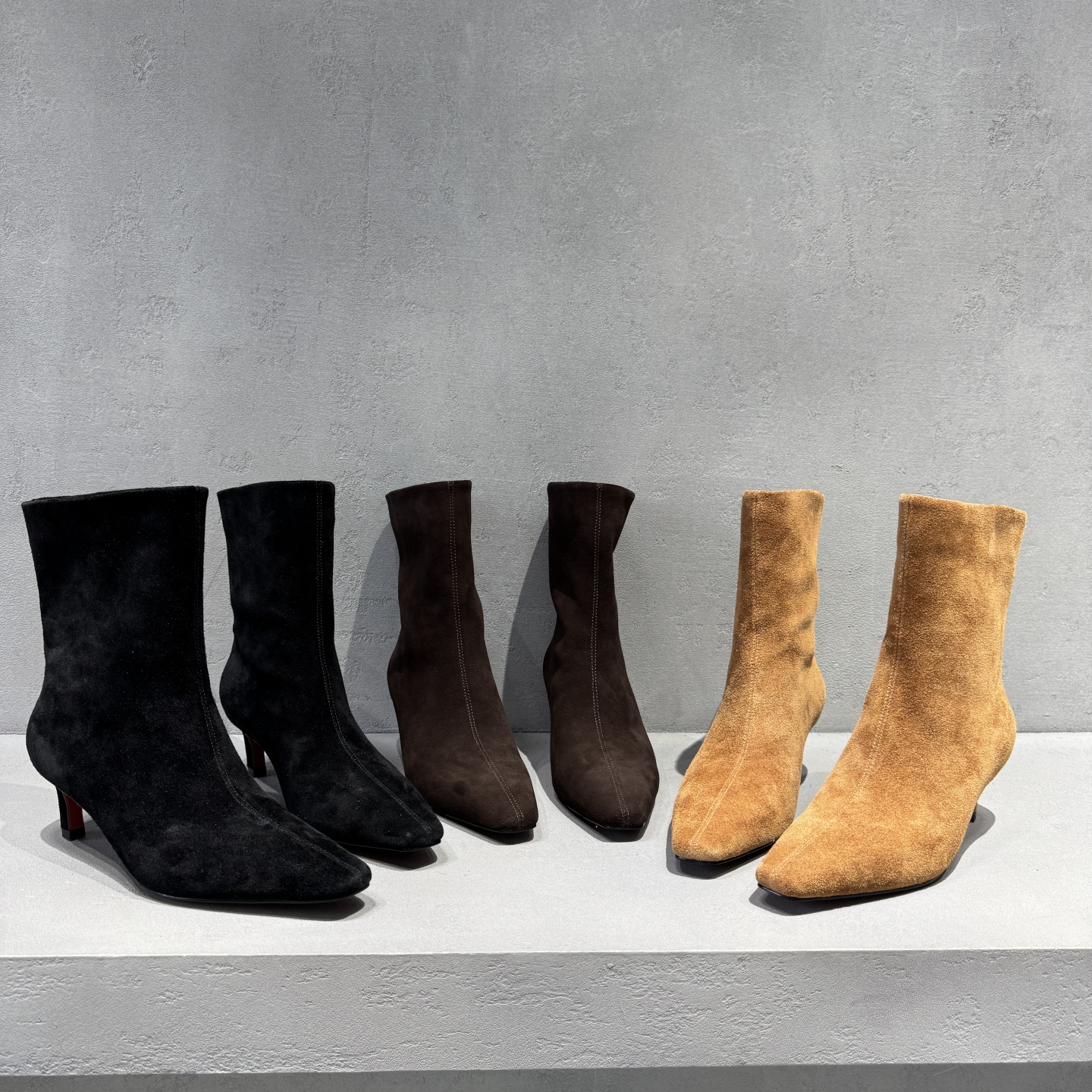 先锋名典性感时装靴高跟瘦瘦靴女