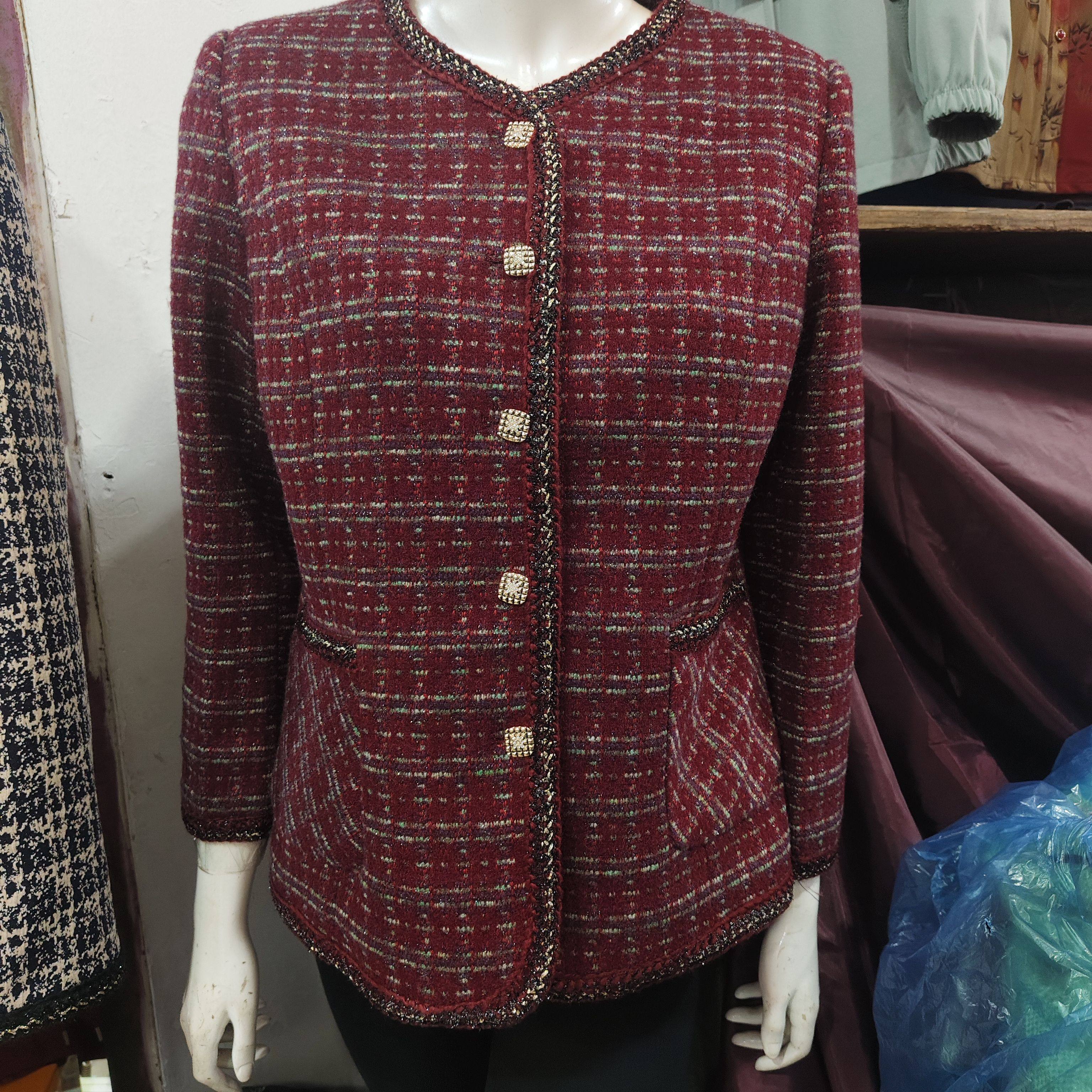 中老年妈妈装春装外套中年人女装小香风短外套春秋装40-50岁60岁