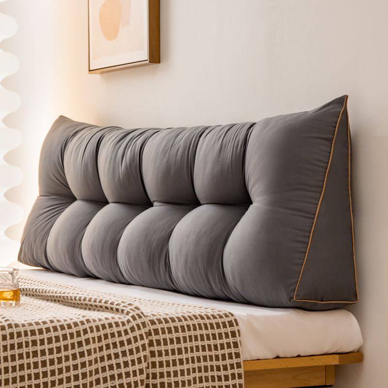 深灰ins风床上靠枕床头靠垫卧室榻榻米软包客厅沙发大靠背免拆洗,居家布艺,床头靠垫,淘宝优惠券,粉丝福利购,淘宝优惠卷