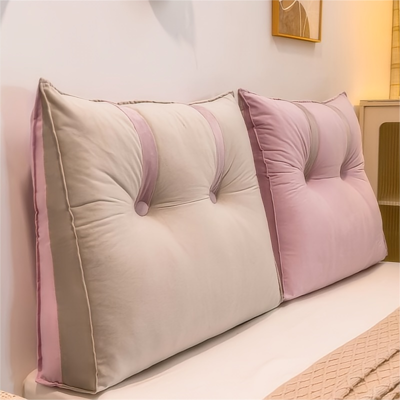 复古风床头靠枕双人软包