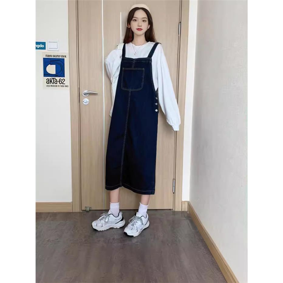 牛仔背带裙女小个子夏季2